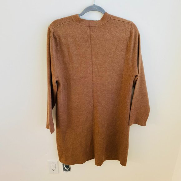 EMOTIONS_Long cardigan with front button - Picture 3 of 5